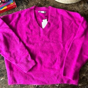 Zara V neck sweater.